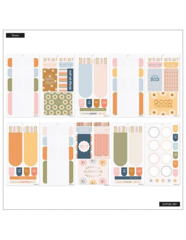 Bloc de 484 stickers - Simple Joys