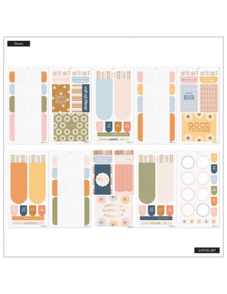 Bloc de 484 stickers - Simple Joys