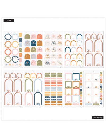 Bloc de 484 stickers - Simple Joys
