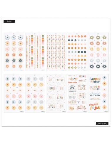 Bloc de 484 stickers - Simple Joys