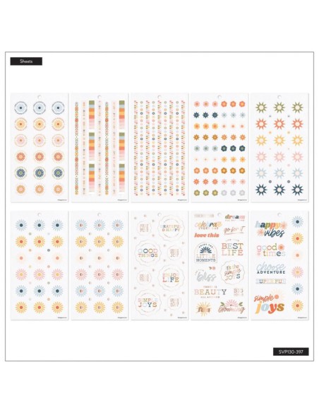 Bloc de 484 stickers - Simple Joys