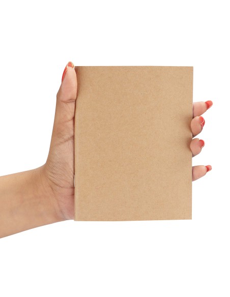 Carnet de notes papier kraft 10,5x14cm - format passeport - A6