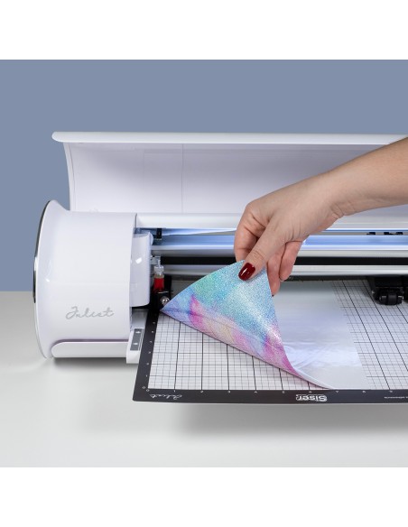 EasyPatterns plus SISER - Flex Thermocollant pailleté- Abstratct rainbow glitter
