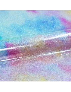 EasyPatterns plus SISER - Flex Thermocollant pailleté- Abstratct rainbow glitter
