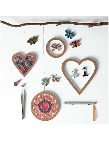 BANDES DE PAPIER 5MM, MULTICOLORE QUILLING