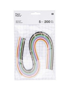 BANDES DE PAPIER 5MM, MULTICOLORE QUILLING