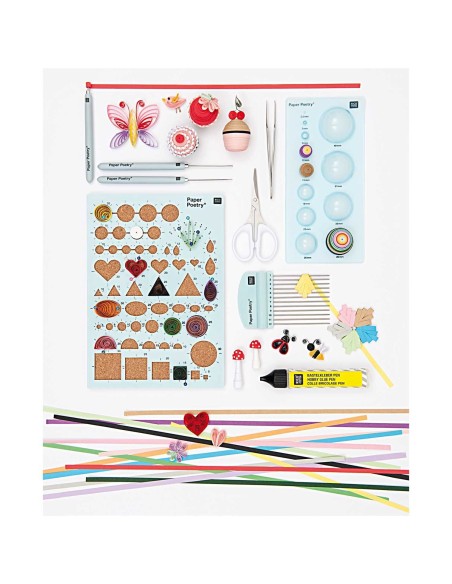 BANDES DE PAPIER 5MM, MULTICOLORE QUILLING
