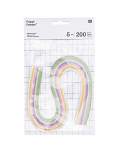 BANDES DE PAPIER 5MM, PASTEL QUILLING