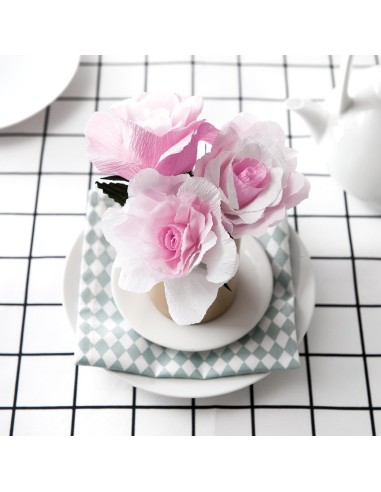 KIT complet DIY, pour créer des roses en papier