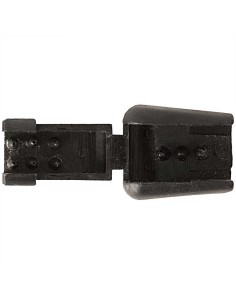 EMBOUTS DE CORDONS PLIABLES, NOIR, 4 PCS