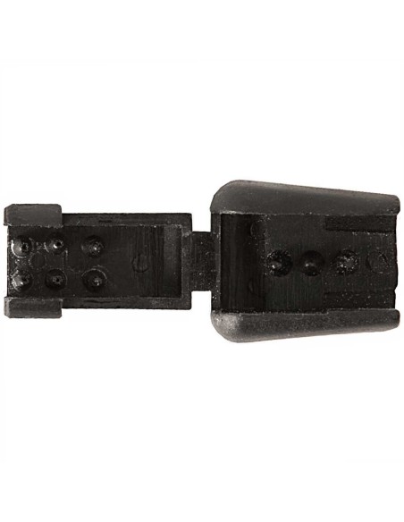 EMBOUTS DE CORDONS PLIABLES, NOIR, 4 PCS