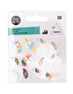 ECUSSON A REPASSER - LICORNE MULTICOLORE