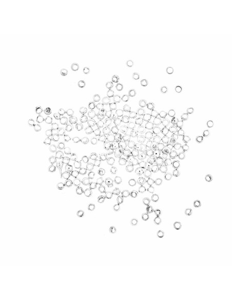 PERLE ECRASEE ARGENT, DIAM 1,5MM, 200PCS