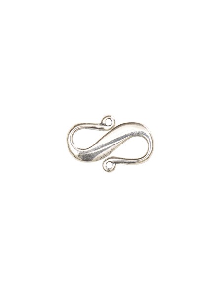 Fermoir en S 16x10mm argent 925