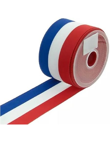 RUBAN TRICOLORE 50MM