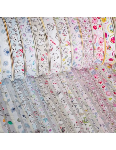 BIAIS FANTAISIE 40/20 POIS - vendu au mètre - couleurs assorties