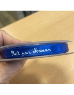 RUBAN A MESSAGE FAIT PAR MAMAN - vendu au mètre