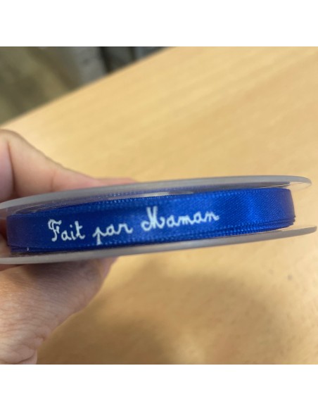 RUBAN A MESSAGE FAIT PAR MAMAN - vendu au mètre