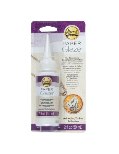 PAPER GLAZE - Aleene's - donne un effet 3D auc creations papier
