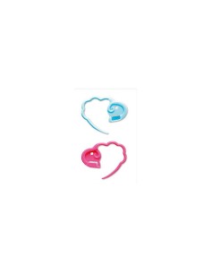20 Marqueurs de maille pour crochet tricot - Repère avec Fermoir Rapide - CLOVER 2