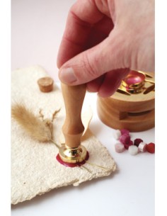 coffret sceaux de cire - coeur