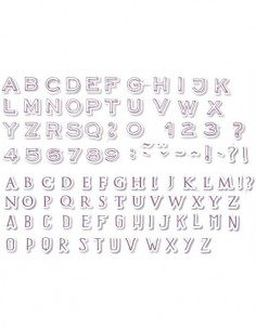 Stampo scrap mini alphabet 2