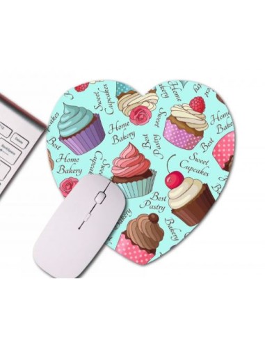 Tapis de souris en forme de coeur