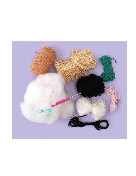 Kit Minigurumi Nori le singe - crochet 100mm