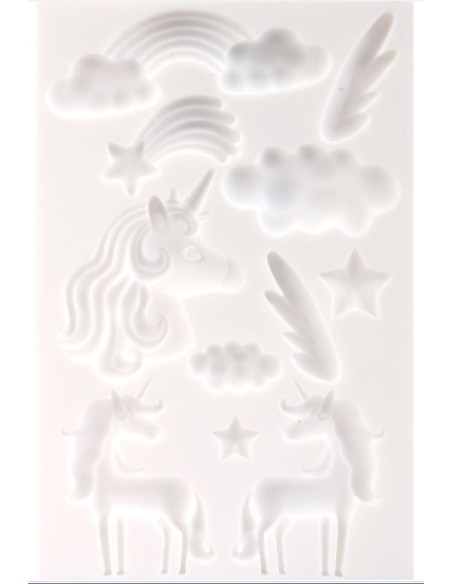 Moule silicone 20x13 licorne