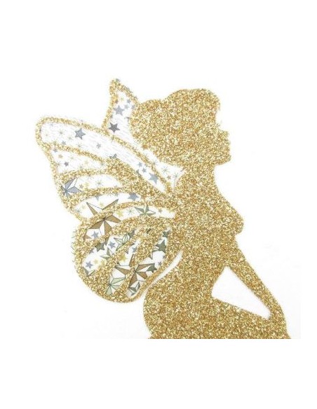 FLEX THERMOCOLLANT PAILLETTE OR- 15x20cm