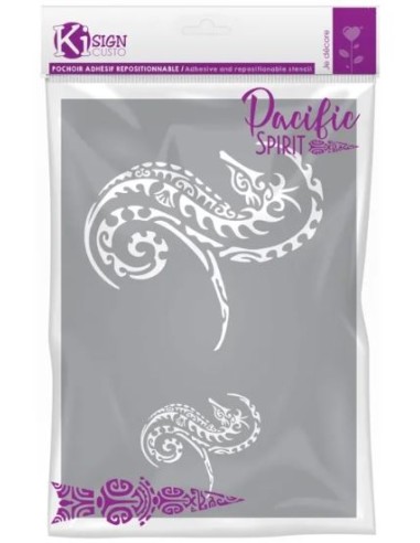 Pochoir Adhésif HIPPO MAORI 210x297