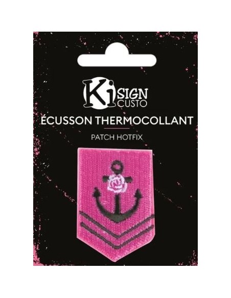 Ecusson Thermocollant - Blason Marine