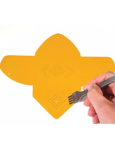 Perforateur 2 et 6 dents (outils pour cuire et pate polymère effet cuir)