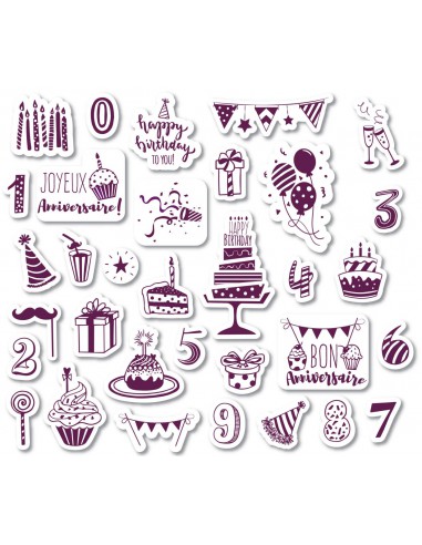 Stampo scrap anniversaire 2