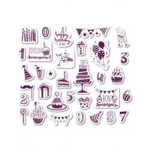 Stampo scrap anniversaire 2