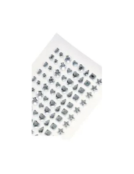 LOT DE 96 STICKERS STRASS DIAMANTS