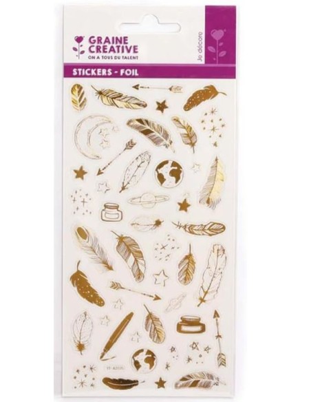 STICKERS TRANSPARENT FOIL OR PLUMES