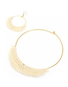 KIT MACRAME :COLLIER MACRAME 140mm 2