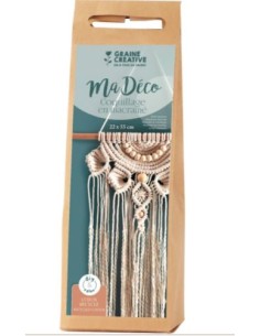 KIT MACRAME COQUILLAGE 22X55cm