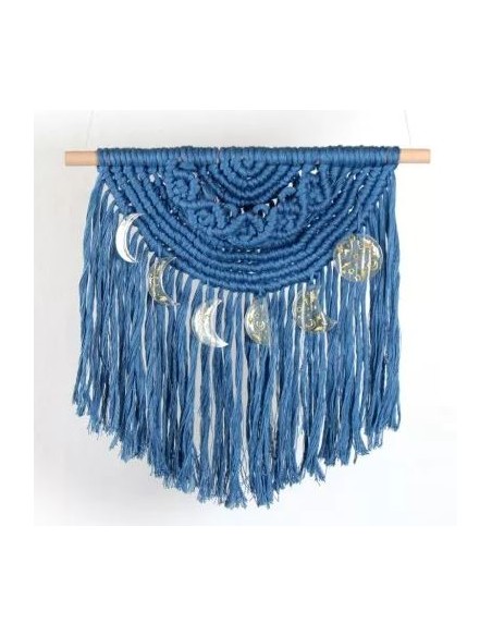 Baguette en bois pour suspension en macramé et murale 30 cm