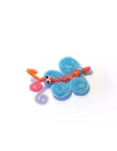 LOT DE 40 FILS CHENILLES + 24 YEUX  THEME FEERIE 2