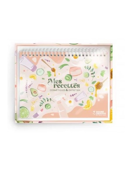 CARNET : Mes recettes cosmétiques & entretiens 200X150 mm