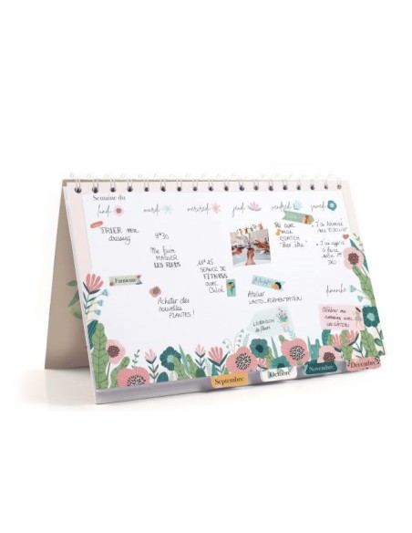 DESK PLANNER +300 PIECES : 52 SEMAINES POUR S'AIMER