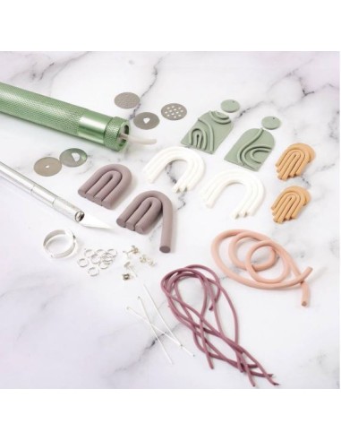 COFFRET DIY BIJOUX LINE ART EN PATE POLYMERE