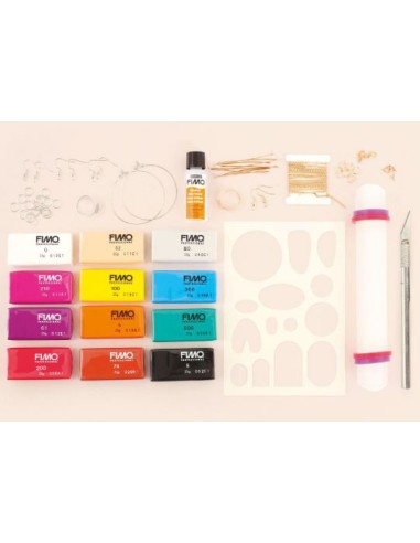 COFFRET DIY BIJOUX SLAB EN PATE POLYMERE