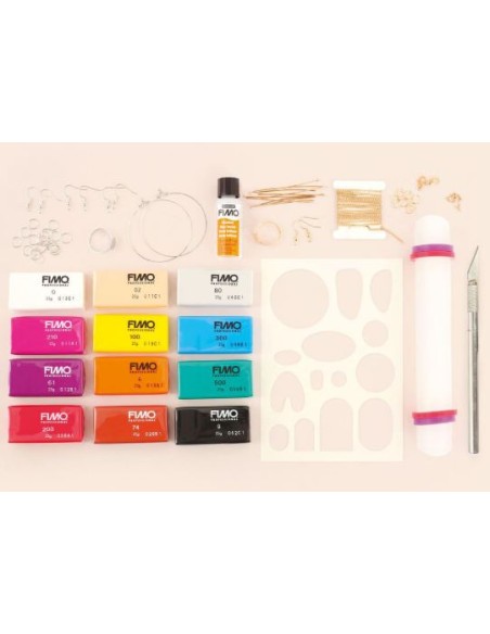 COFFRET DIY BIJOUX SLAB EN PATE POLYMERE