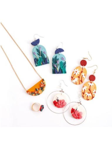 COFFRET DIY BIJOUX SLAB EN PATE POLYMERE