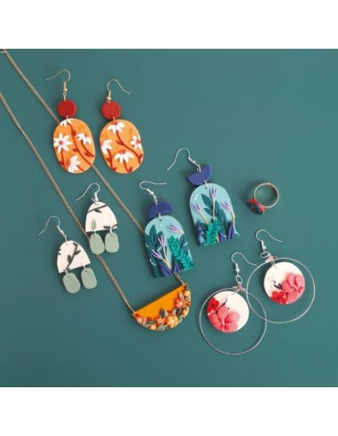 COFFRET DIY BIJOUX SLAB EN PATE POLYMERE