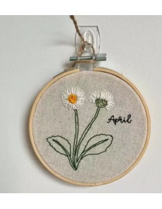 TAMBOUR A BRODER BOIS 10cm 2