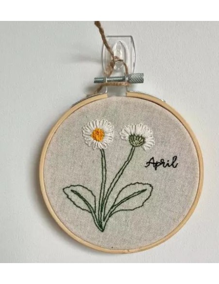 TAMBOUR A BRODER BOIS 10cm